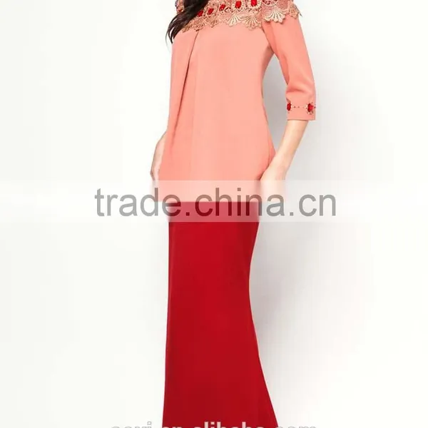 OEM Supply China Red Skirt Wholesale Price Muslim Dress photo-3