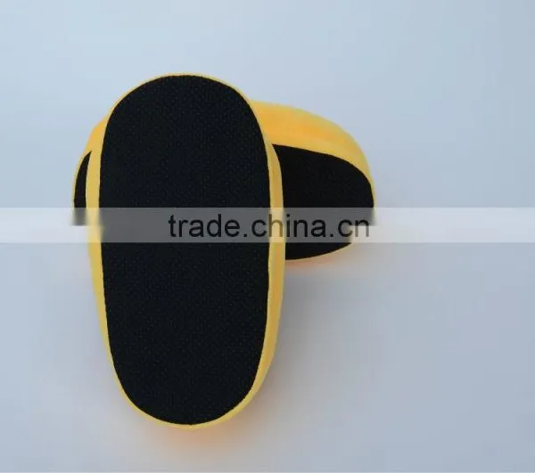 Household Indoor Warm Emoji Plush Funny Bedroom Slippers ,QQ Expression Plush Shoes photo-4