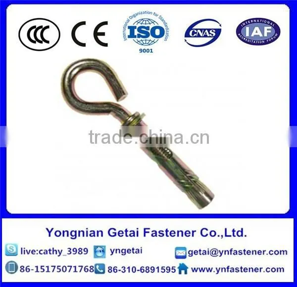 Zinc Yellow Eye Bolt Sleeve Anchor photo-3