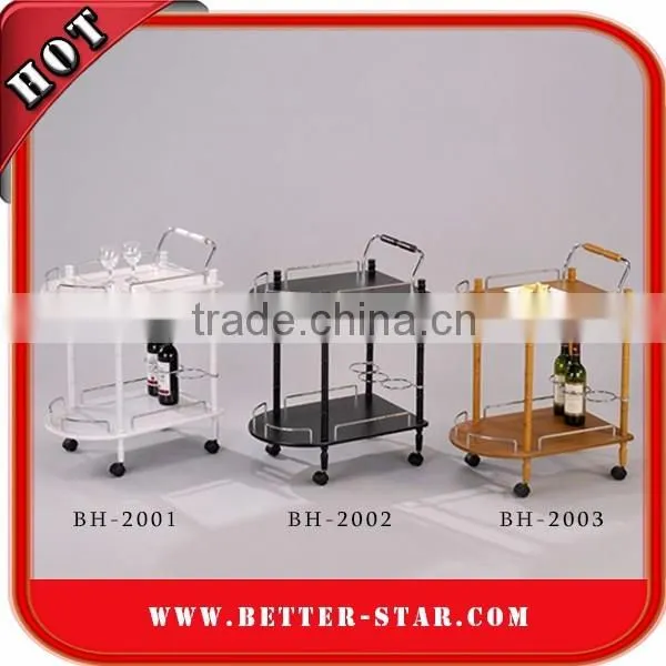 Hotel Trolley, Wooden Serving Trolley Cart, Wooden Tea Trolley Cart photo-2