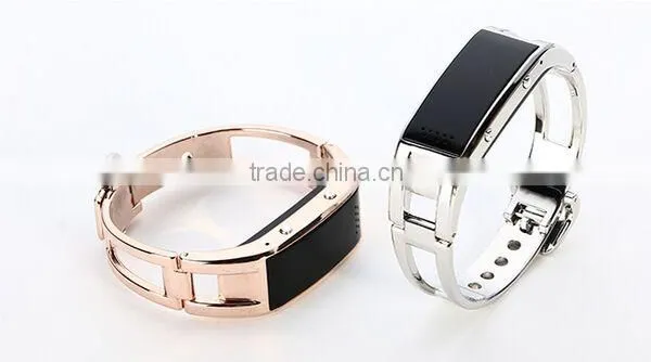 2016 New Fashion Metal Alloy Bluetooth D8 Smart Bracelet With Pedometer D8 Smart Bracelet Watch photo-2