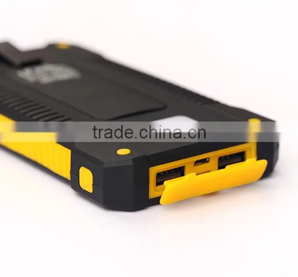 High Quality Mini 10000 Mah Rohs Solar Cell Phone Charger Power Bank photo-3