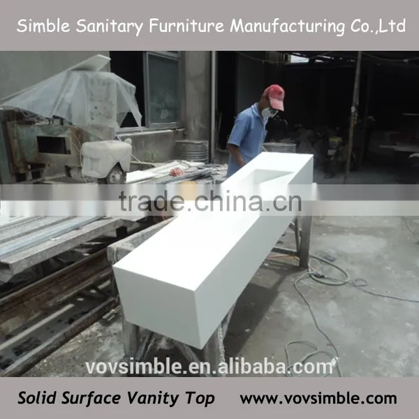 VOVSIMBLE Oem Solid Surface Vanity Top photo-2