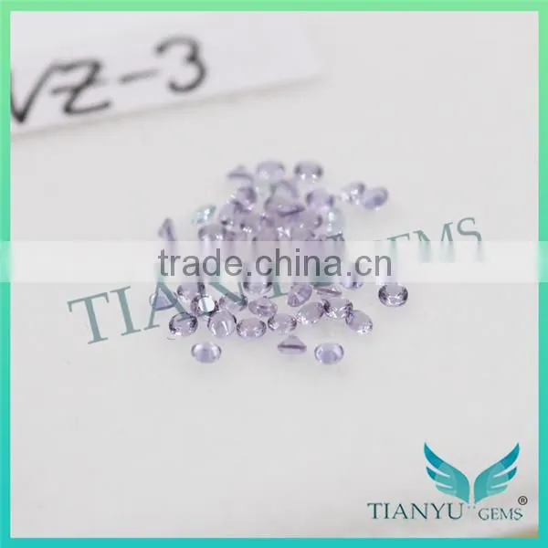 Wholesale Loose Artificial Gemstone #NZ-3 Round Brilliant Cut Color Change Nano Sital Gems Stone for Jewelry Price photo-2
