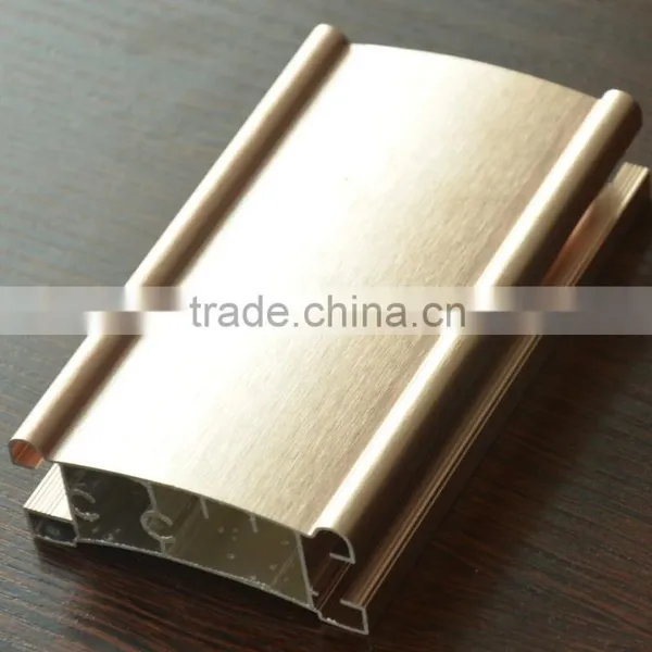 Aluminum Extrusion Profiles Brushed Effect photo-4