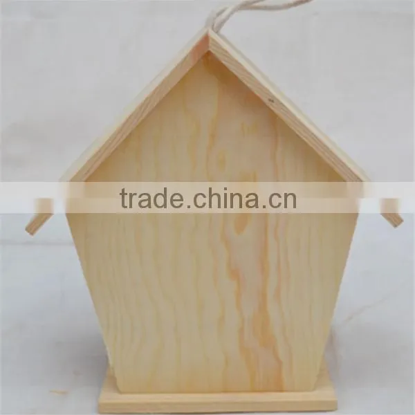 Small Wood Crafts Bird House,wooden Ornaments,wooden Bird Craft photo-5