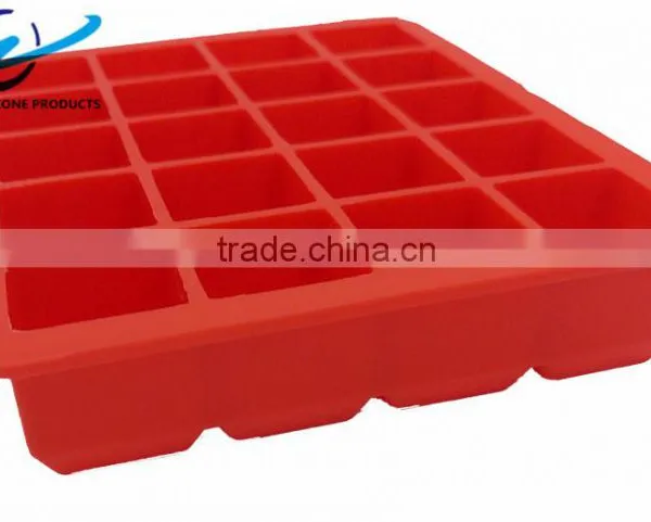 High Quality 20 Lattices Silicone Square Ice Cube Tray photo-3