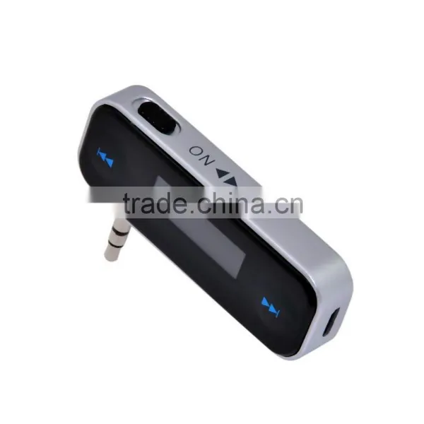 OEM Wireless Low-power FM Radio Transmitter For Mobilephones/Music Player With 3.5mm Audio Jack photo-3