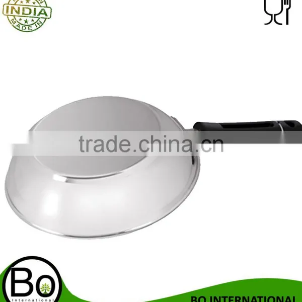 Stainless Steel Sandwich Bottom Triply Fry Pan 22, 24, 26 cm photo-2