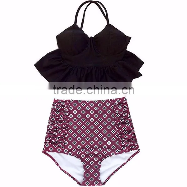 Popular Design Lady High Waist Bikini photo-3