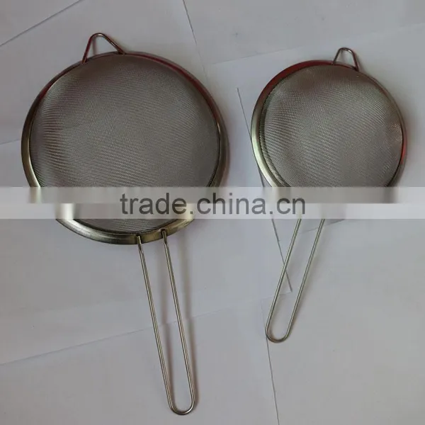 Culina Fine Mesh Stainless Steel Strainers, Silver, Set of 3 photo-5