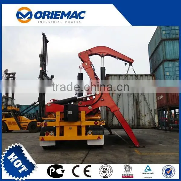 Flat Bed Trailer CIMC 40FT 20FT Self-loading Container Trailer photo-3