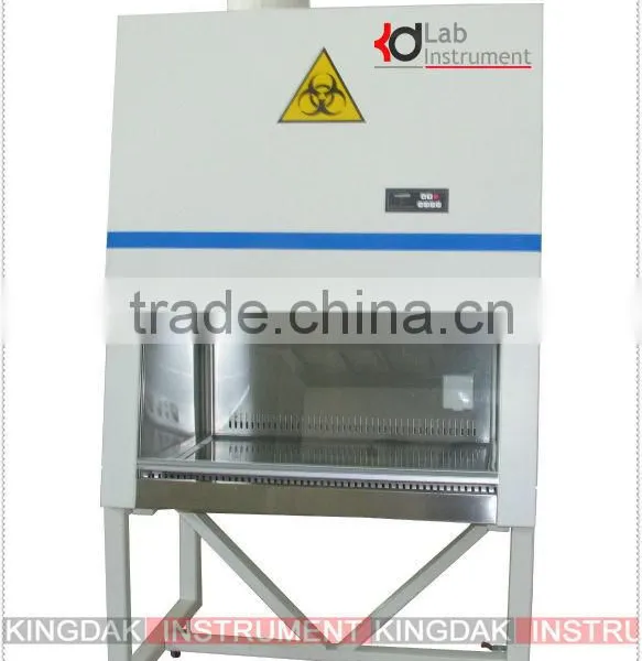 clean biological safety cabinet with alarm