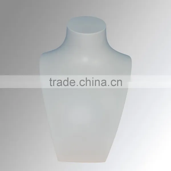 New Fashion Jewelry White Necklace Stand Bust Forms Mannequin Display photo-2