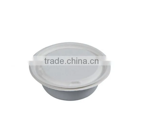 950ml-32oz Disposable Bagasse Bowls With Lid Bowls 58x38x40ml WD05 photo-3