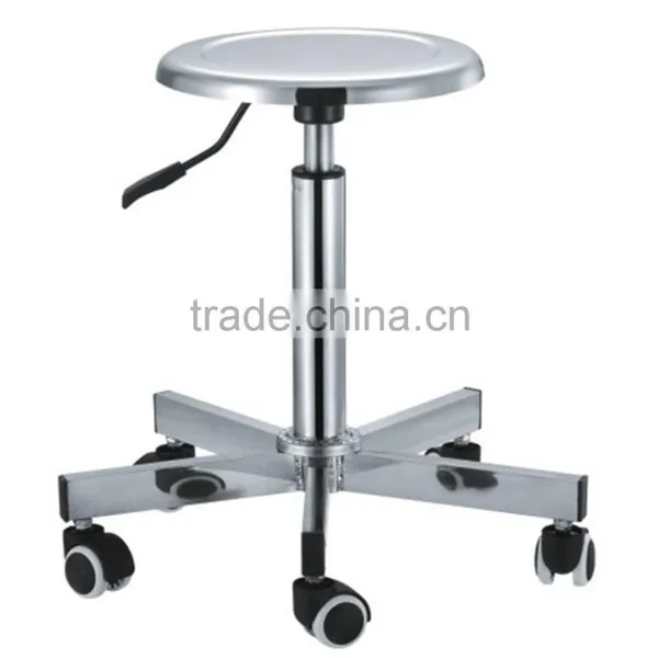 Roung Stool With Wheels and Gas Lift photo-2