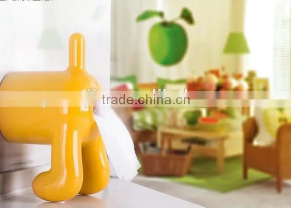 Wholesale Stock Small Order Fashion Plastic Puppy Colorful Napkin Holder photo-4