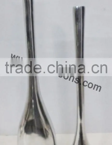 Home Decorative Silver Metal Flower Vase photo-5
