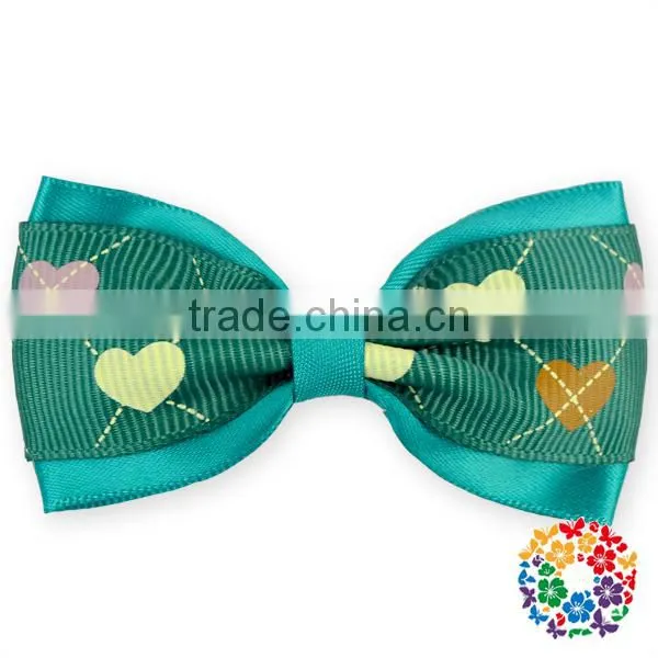 Adorable Movie Cartoon Printed Bowknot Baby Girls Grosgrain Ribbons Hair Bow photo-6