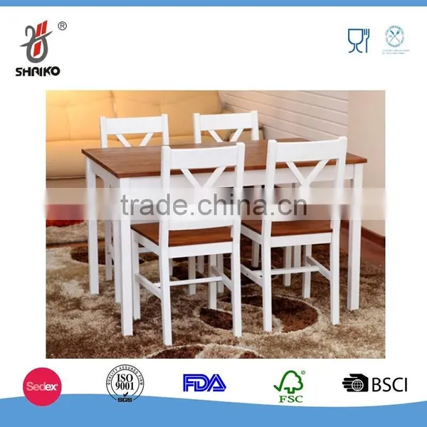 5-Piece Dining Set ,Solid Wood Table With 4 Side Chairs photo-3