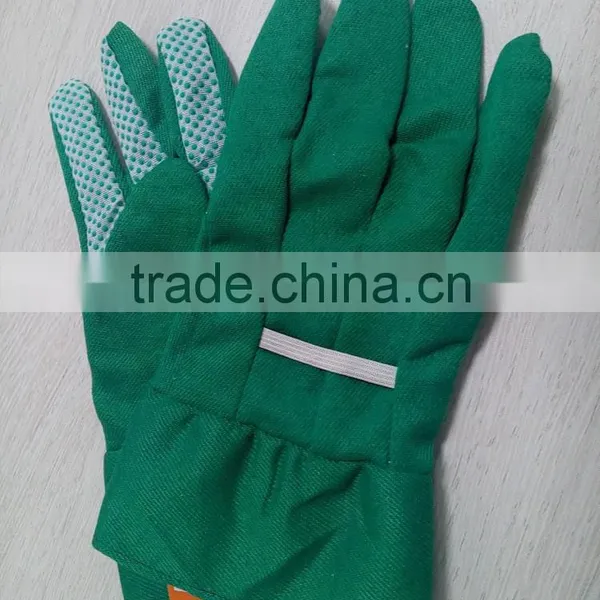DDSAFETY Flower Designed Cotton With Dots Children Glove Working Glove photo-5