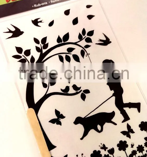 Custom Decorative Rub On Transfer Sticker, Switch & Socket Decorations photo-4