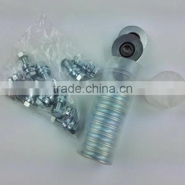 1.5 Inch U Groove Sliding Door Wheel Diameter 40mm Thickness 8mm Bearing 6901RS Groove "U" With M8x30 Bolt 408R-6901RS photo-3