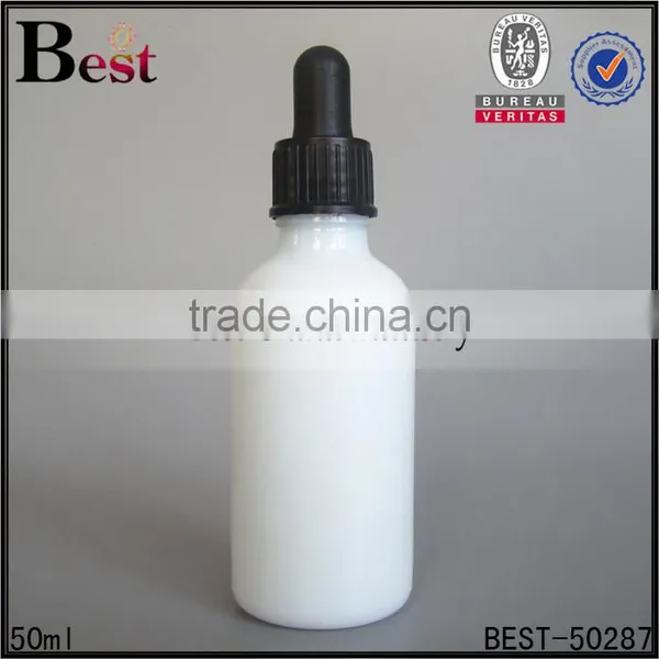 Cosmetic Oil 30ml Glass Bottle White 30ml Glass Dropper Bottle for Skin Care photo-4