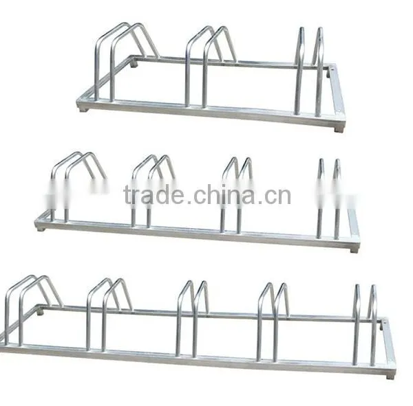 High Quality 5 Bike Standing Rack In Public , Galvanized Bicycle Parking Stand, Bike Bicycle Floor Parking Rack Storage Stand photo-2