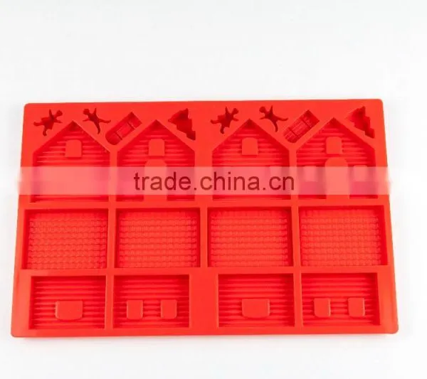 11200 Gingerbread House Shape Silicone Cake Mold photo-5