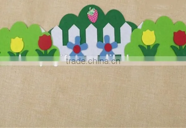 Fashion Decorative Wall Sticker , 3D Flowers Kindergarten Children Room Big Barrier Wall Stick photo-2