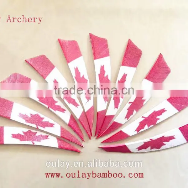500PCS 3~5inch Customized Country Flags Arrow Vanes Fletchings For DIY Arrows photo-4