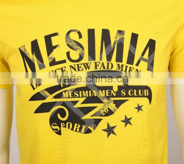 Mens Fashion Design Cotton Plain Bright t Shirt photo-4