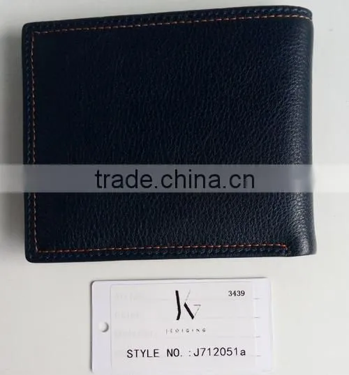 2017 Customized Top Sale Wallet Handmade Quality Mens Leather Wallet J712051a photo-2