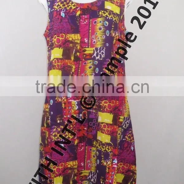 Printed Cotton Ladies Dress photo-4