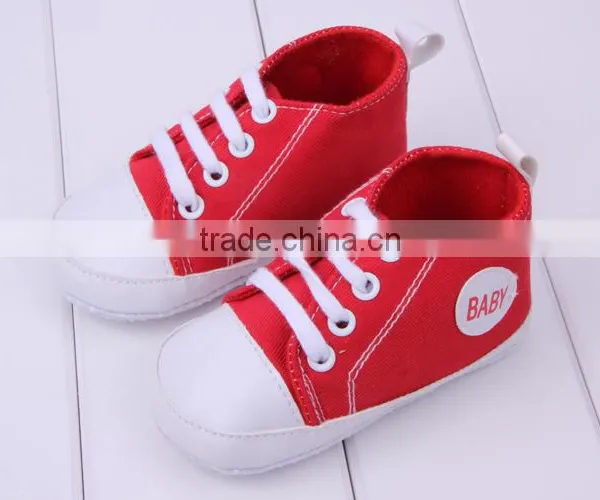 2014 New Baby Product Boys and Girls Canvas Shoe Infant Baby Canvas Shoe photo-2