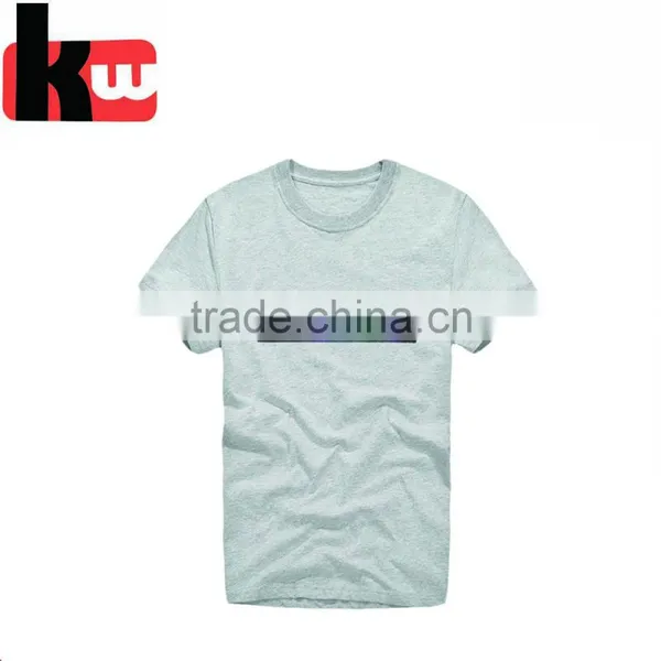 China Supplier 100% Cotton Custom Men Round Neck T-Shirts OEM Man T Shirts in Bulk photo-2