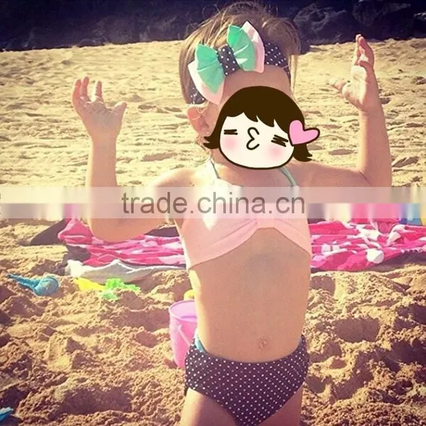Summer Beachwear Girls Bikini Kids Beach Wear 2 Piece Suit photo-2