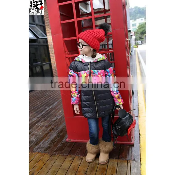 Children Winter Jacket Printed Girls Fashion Down Jacket photo-3
