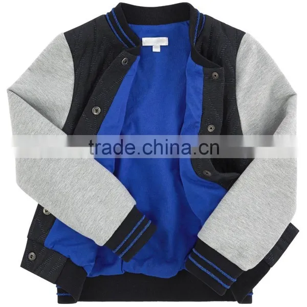 Two Tone Bomber Girls Designer Winter Jacket Varsity Windbreak Jacket photo-3