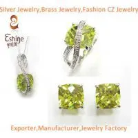 Sterling Silver Jewelry – Sterling Silver Jewelry Set Peridot