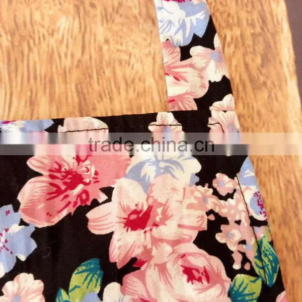 Printing Flower Strap Jumpsuit Infant Ruffles Rompers photo-5