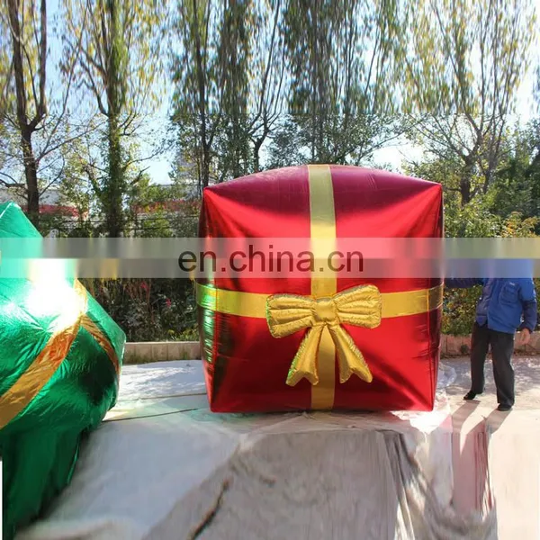Red Big Inflatable Standing Gift / Present Box Model for Promotion C-515 photo-2