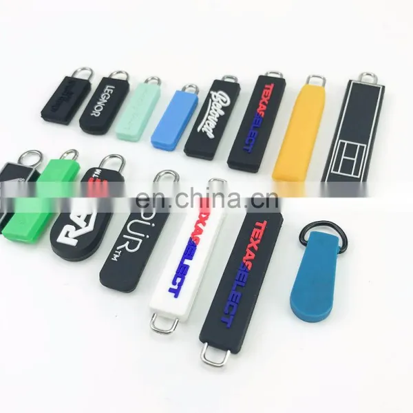 China Suppliers Custom Pvc Rubber Zipper Pullers photo-6