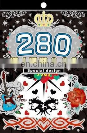 New Fashion Book of Temporary Tattoo