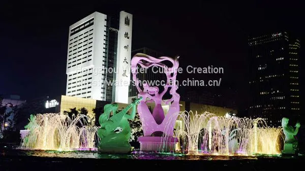 Dancing Fountain Music Fountain Light Show in the Amusement Park photo-3