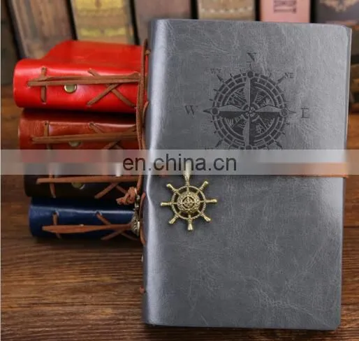 Vintage Leather Writing Notebook Refillable Paper Diary Notebook Classic Daily Use Gifts photo-4