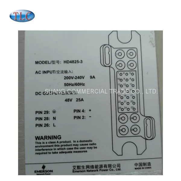 New Original Package Emerson HD4825-3 Rectifier Module for Telecom Power Supply photo-5