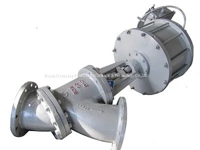 Y Type Angle Valve for Slurry Control