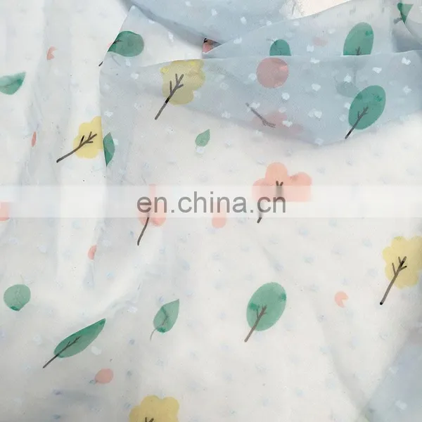 2020 New Design Chiffon Printed Fabric 75D for Women's Dress photo-5